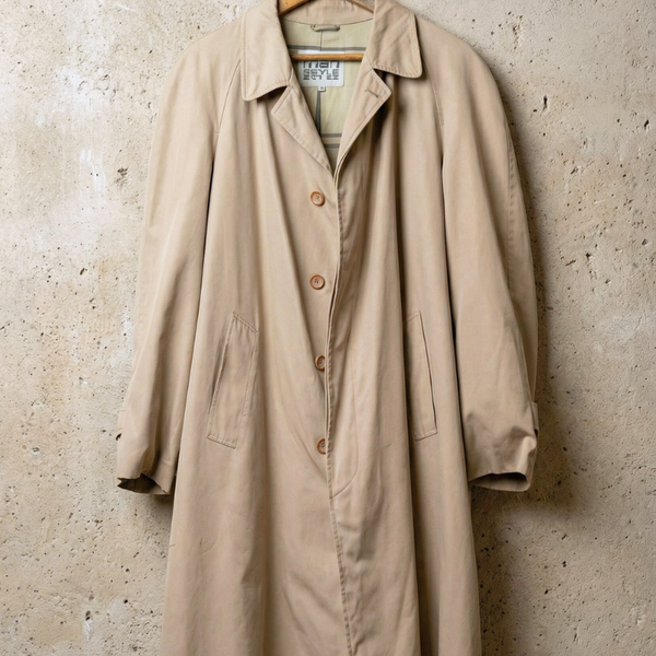 Vintage Man Style Paris Trench Coat – Studio Opal Boutique