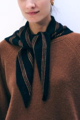 Cashmere Striped Neckerchief
