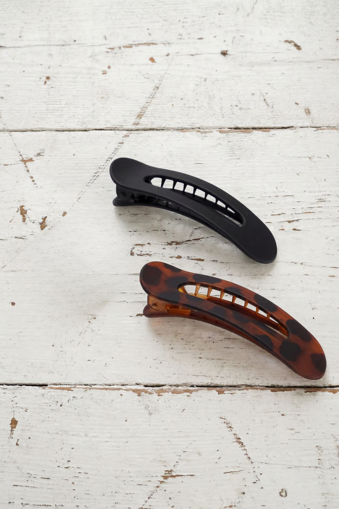 Flat Lay Claw Clip 2pc