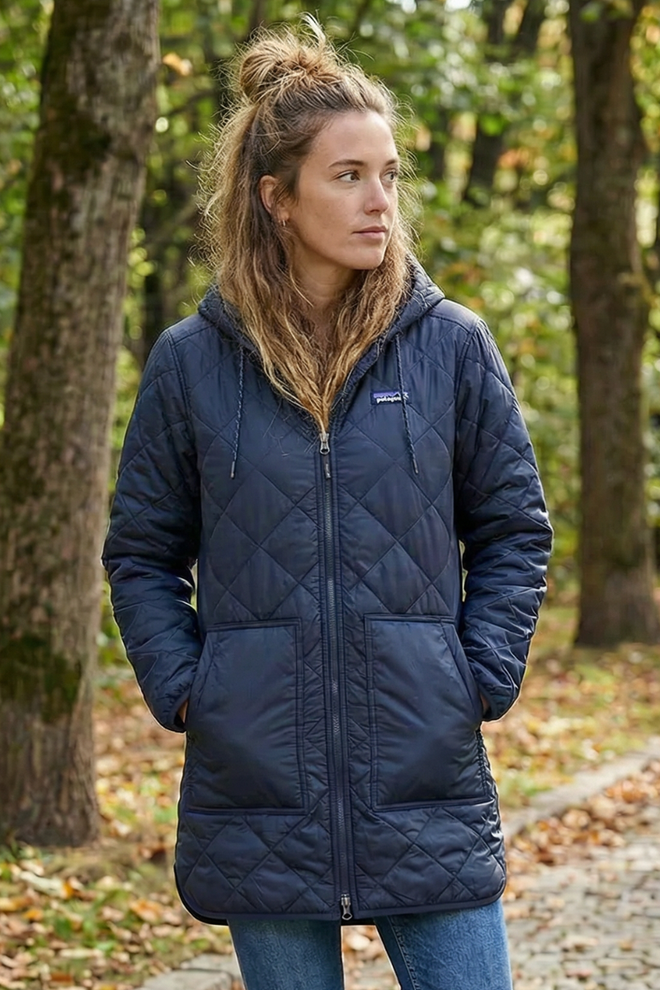 W's Diamond Quilted Parka