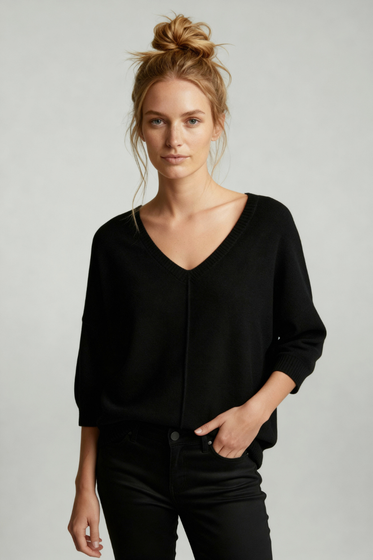 Drop Shoulder VNeck
