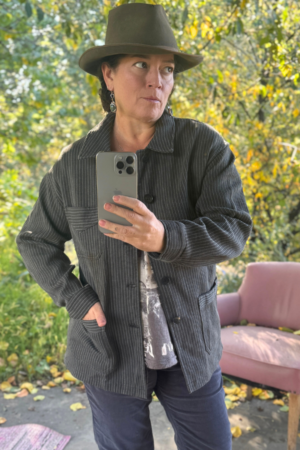 Rare Vintage French Striped Work Jacket