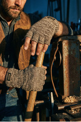 Fingerless Knit Gloves