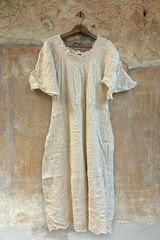 Cotton Crinkle Double Stitch Dress