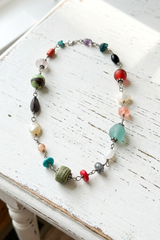 Multi Nugget Necklace l
