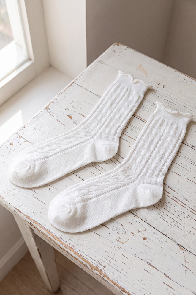 Lace Trim Sock