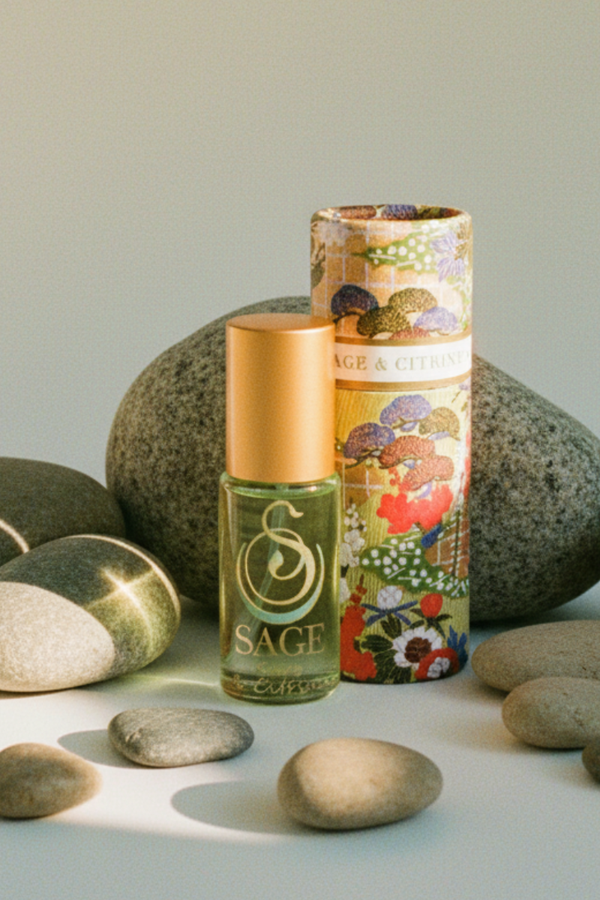 Sage & Citrine Blend Perfume Oil Concentrate Roll-On- 1/8 oz
