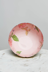 Butterfly Garden Glazed Ceramic Bowl