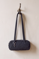 Small Denim Bowler Bag