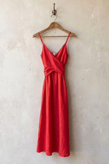 Wrap Linen Dress