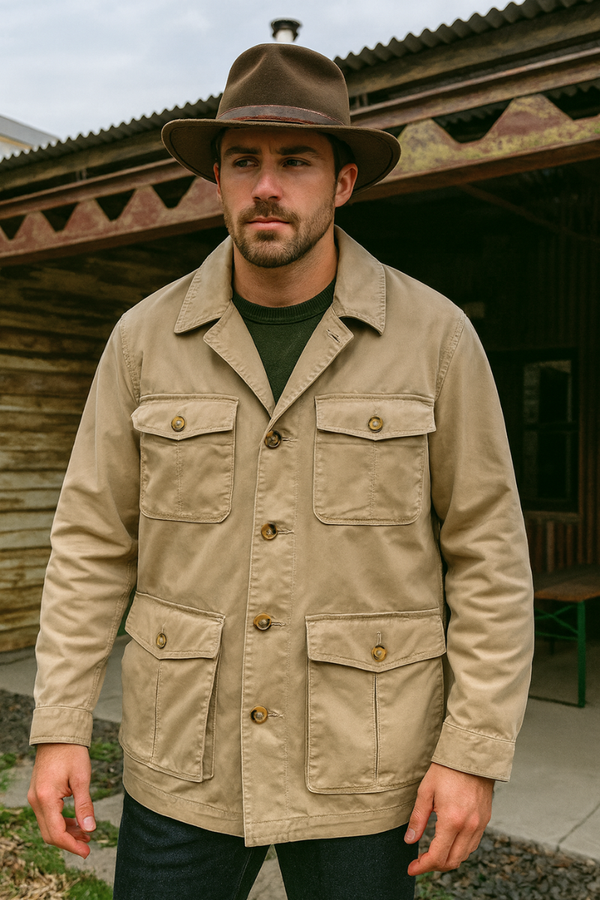 Vintage French Safari Jacket