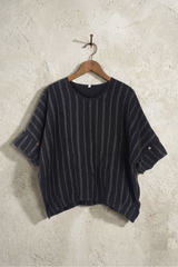 Button Sleeve Top