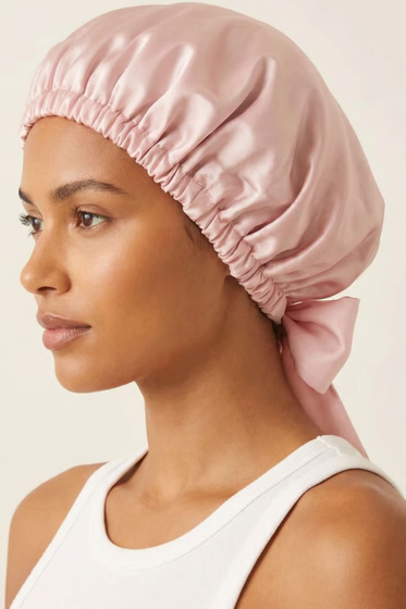 Adjustable Oversized Satin Bonnet