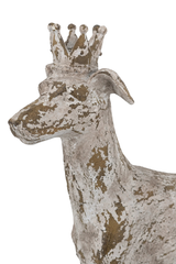 Dog w/Crown Figurine