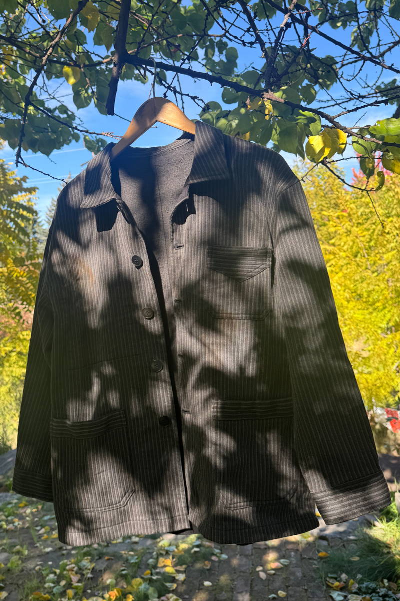 Rare Vintage French Striped Work Jacket