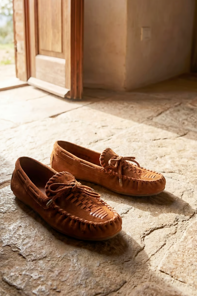 Misty Suede Moccasin