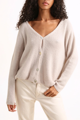 Alpaca V-Neck Cardigan