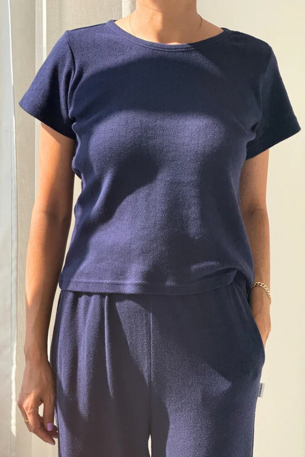 Pointelle Babe Tee