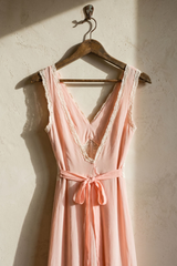 French Vintage Silk Slip Dress