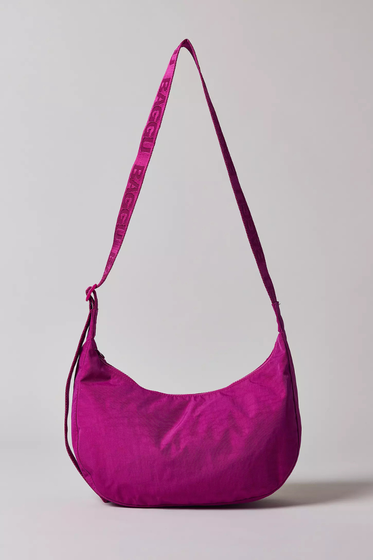 Medium Nylon Crescent Bag