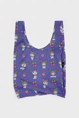 Reusable bag with Kuromi pattern on a white background