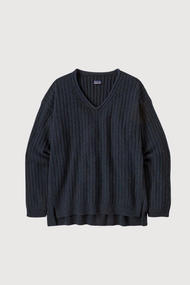 W's Recycled Wool-Blend V-Neck Sweater