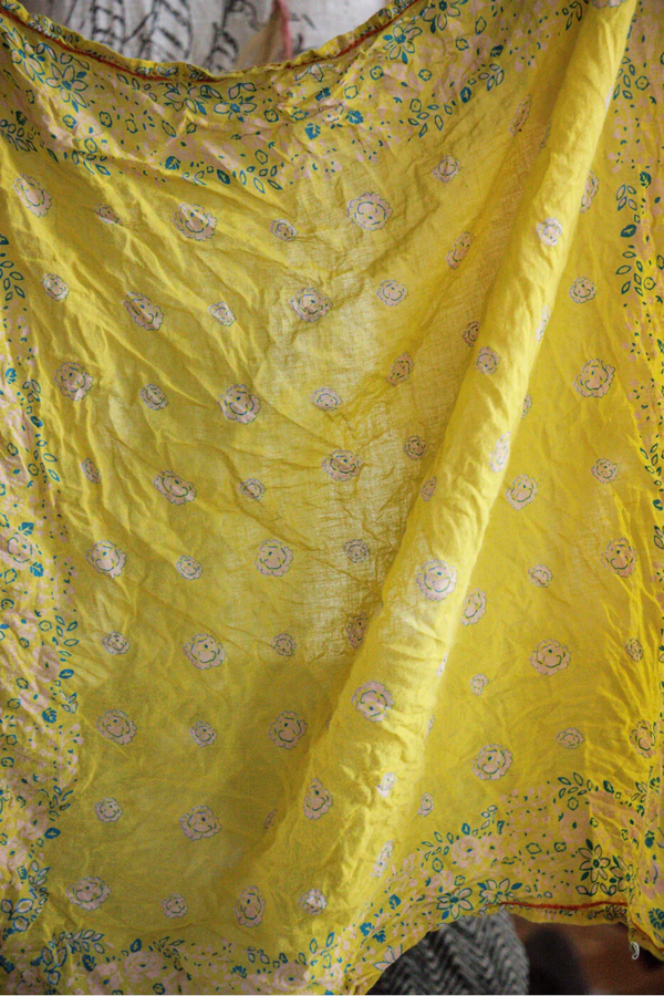 MP Floral Tassel Scarf