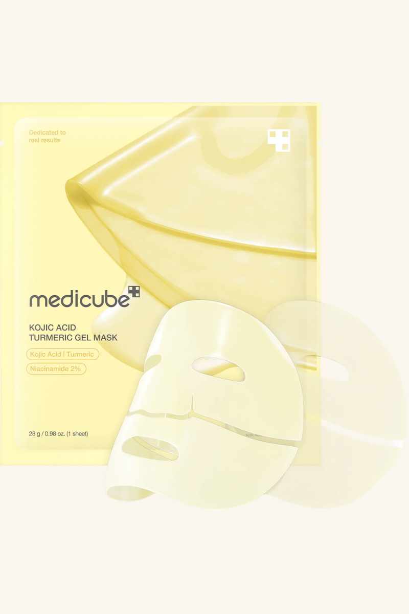 Medicube Kojic Acid Turmeric Brightening Gold Jelly Gel Mask