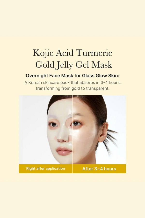 Medicube Kojic Acid Turmeric Brightening Gold Jelly Gel Mask