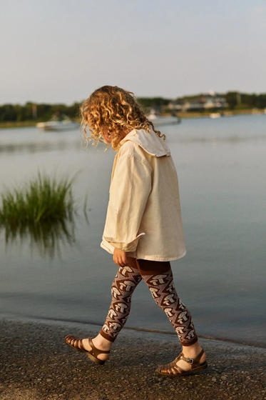 Mini Button Kids Legging