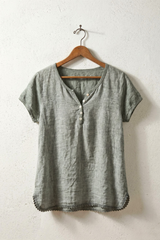 Linen Henley