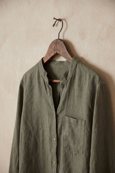3 Button Linen Shirt