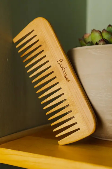 Pointed Bamboo Wide Tooth Comb