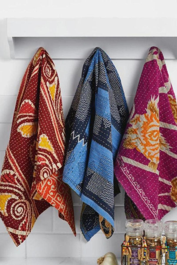 Kantha Dish Towel Set/3
