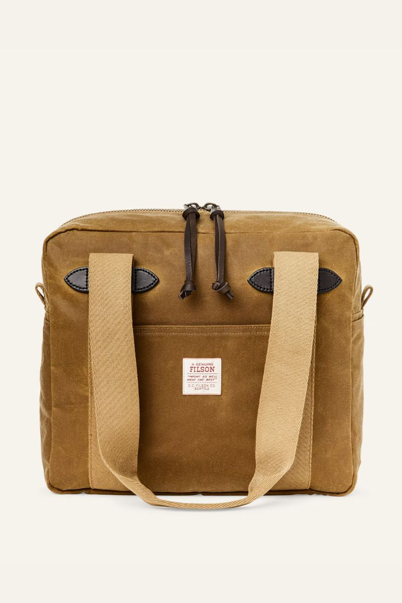 Tin Cloth Tote Bag With Zipper