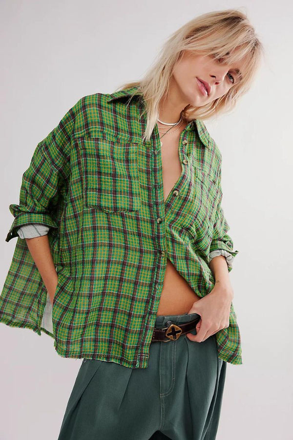Cardiff Plaid Top