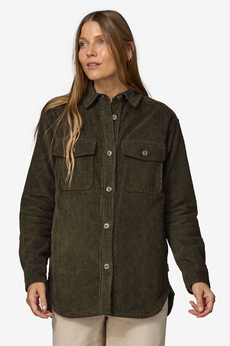 Women's Corduroy Overshirt Jacket