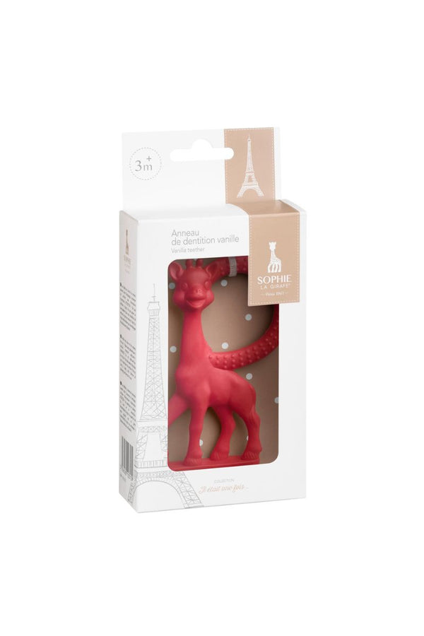 Vanilla Teething Ring Red