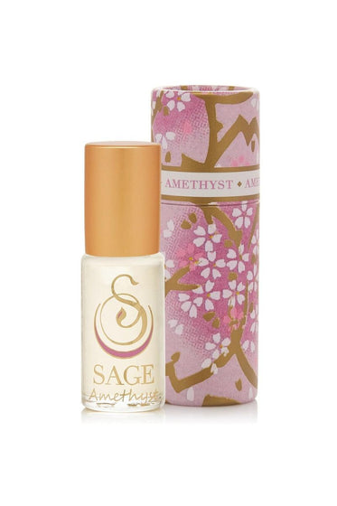 Amethyst Gemstone Roll-On Perfume Oil 1/8 oz