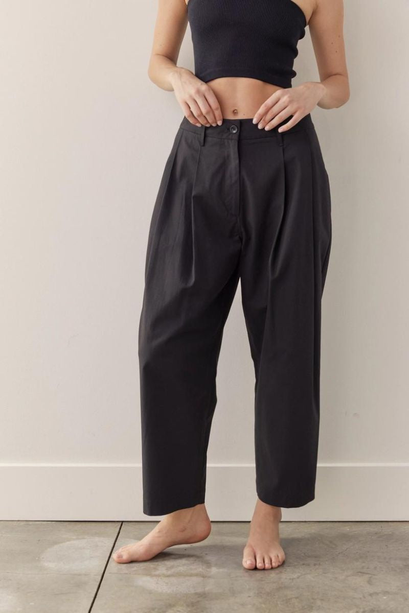 Pleated Taped Pants