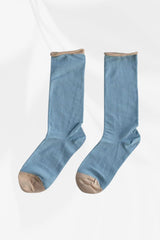 Dusty Roll Up Casual Socks
