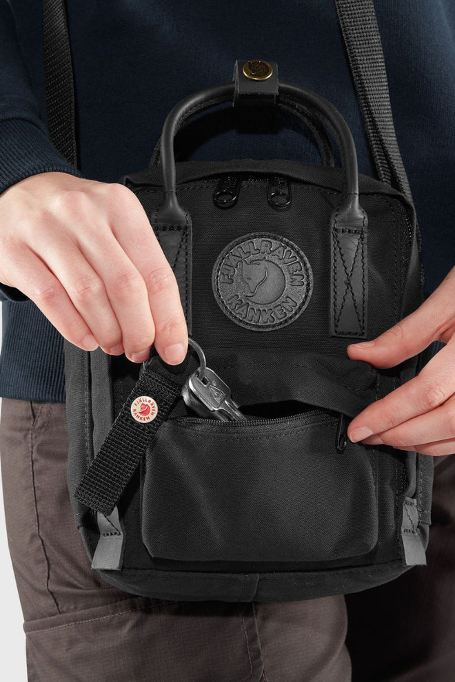 Fjallraven Kanken No. 2 Backpack Black Mini