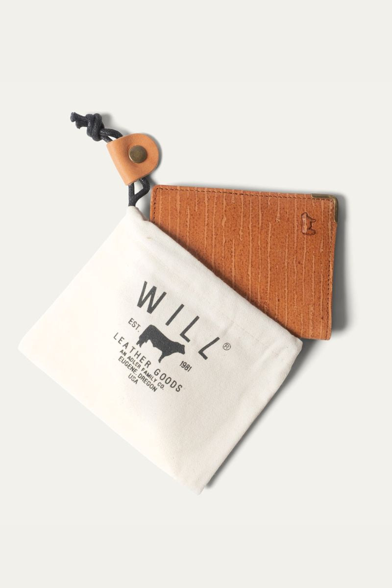 William Italian Leather Front Pocket Wallet