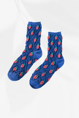 Retro Strawberry Casual Socks