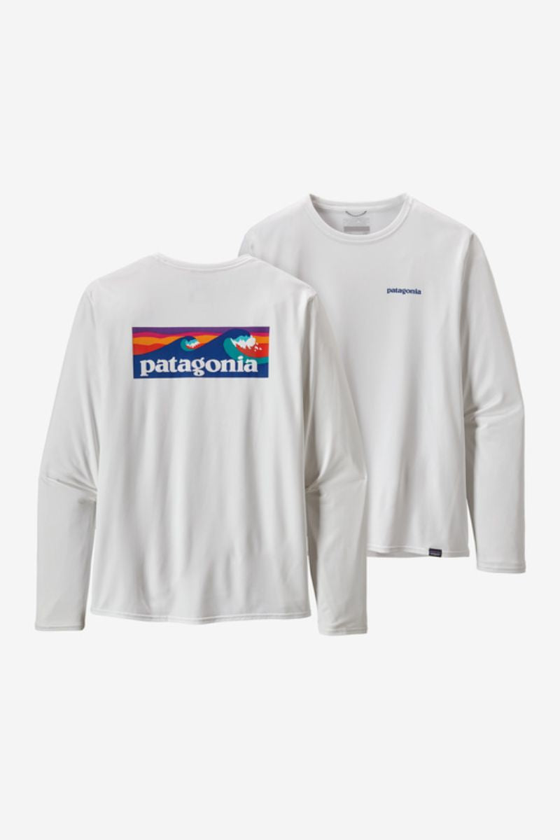 Long Sleeve Cap Cool Daily Graphic Shirt - Waters