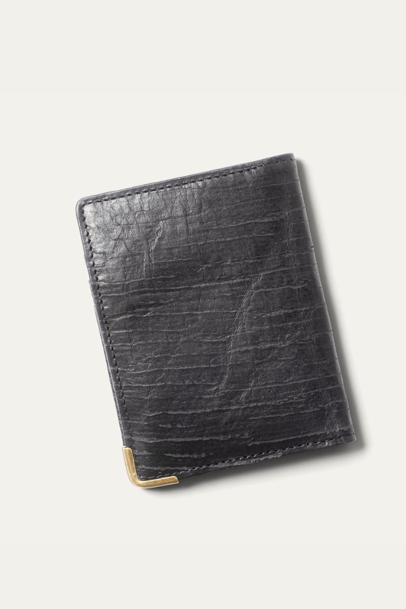 William Italian Leather Front Pocket Wallet
