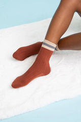 Color Block Stripe Socks