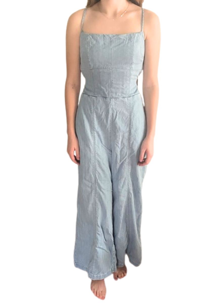 Consignment BS - Free People Denim Jumpsuit