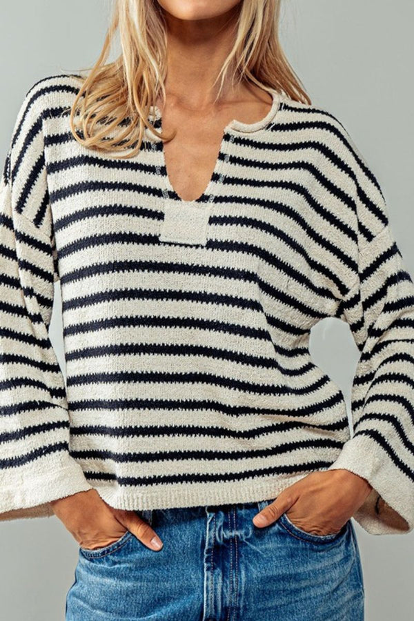 Striped Moment Long Sleeve Top