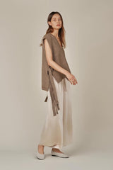Side Tie Knit Vest